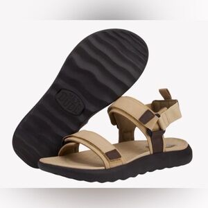 New NWT Mens Hey Dude Carson Sandal‎ Sport Mode Tan Shoes Sandals Size 14 M Hey Dude | Shoes | New Nwt Mens Hey Dude Carson Sandal Sport  main image 3